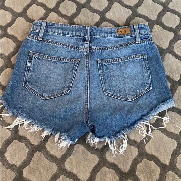 PAIGE DENIM High Waisted Denim Shorts - Picture 7 of 10